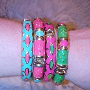 4 Peice Gold Fornash Bracelet Set